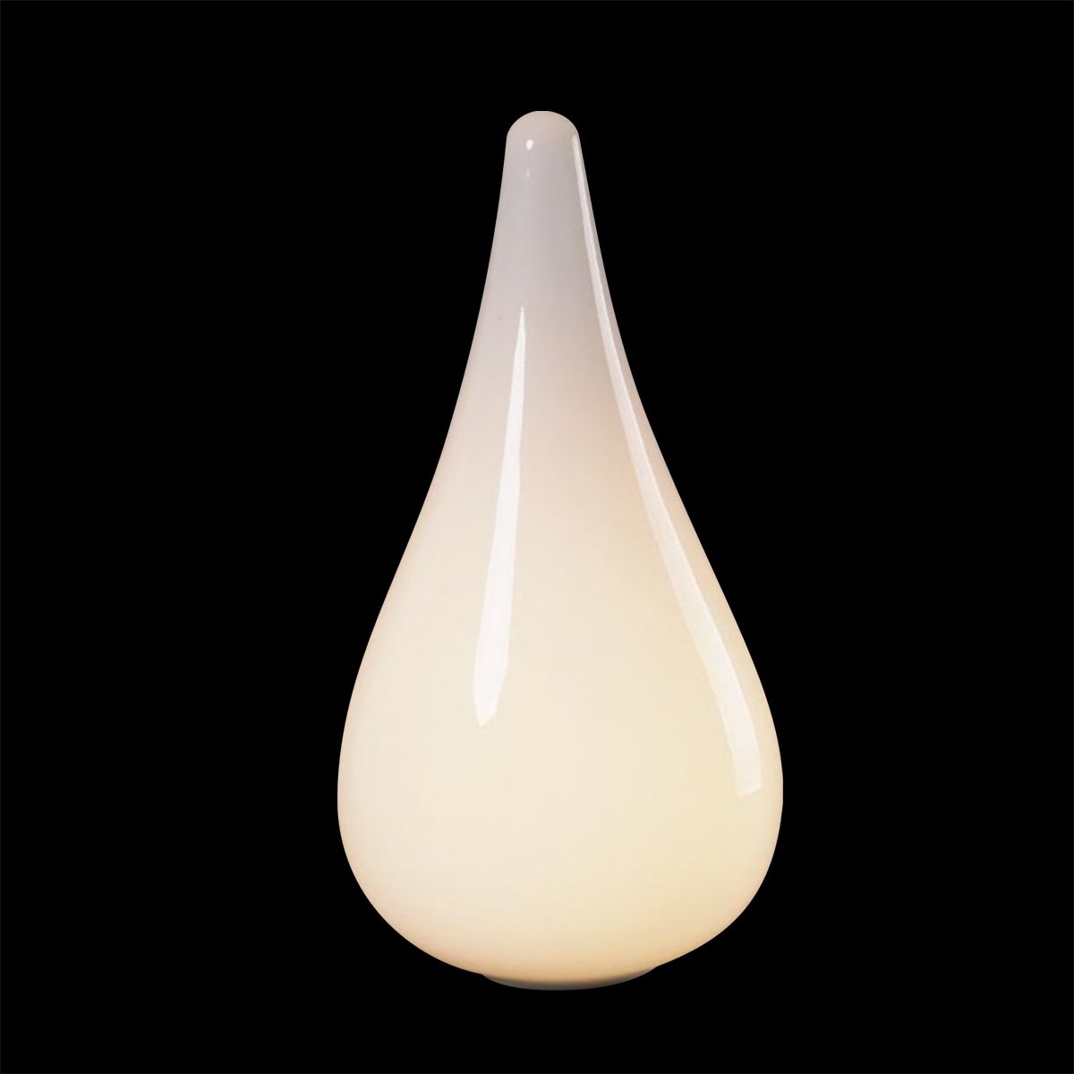 Luxera Lampa stołowa TEARS 1xE27/60W matowy chrom / opal