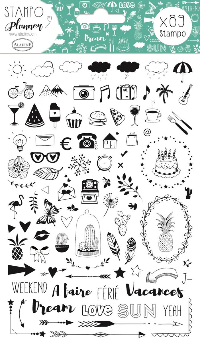 Aladine Stempelki, pamiętnik, arkusz