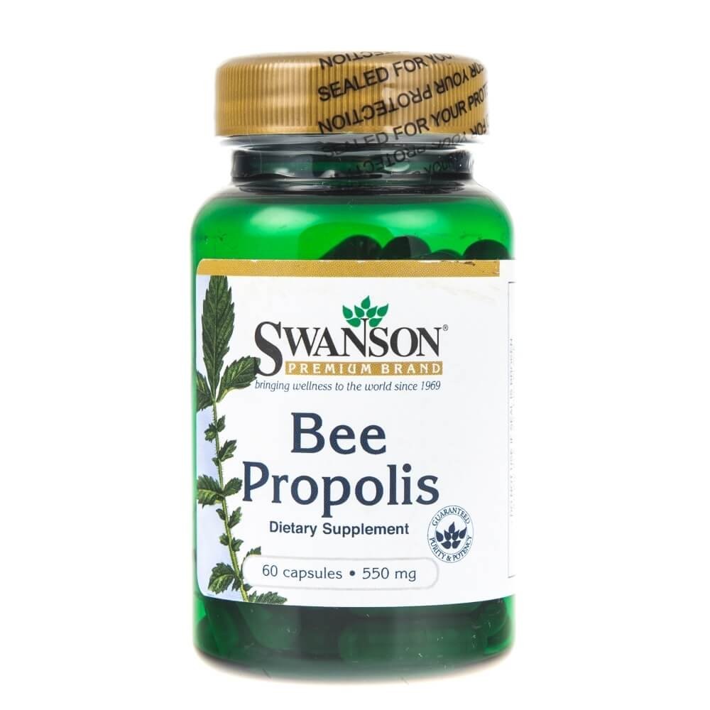 SWANSON Bee Propolis (Kit Pszczeli) 550 mg - 60 kapsułek