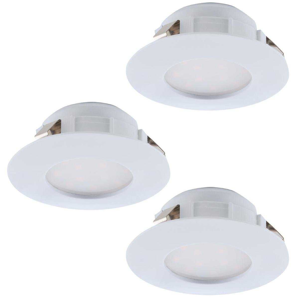 Eglo Zestaw 3 oczek wpuszczanych LED 6W 3pł PINEDA 95814