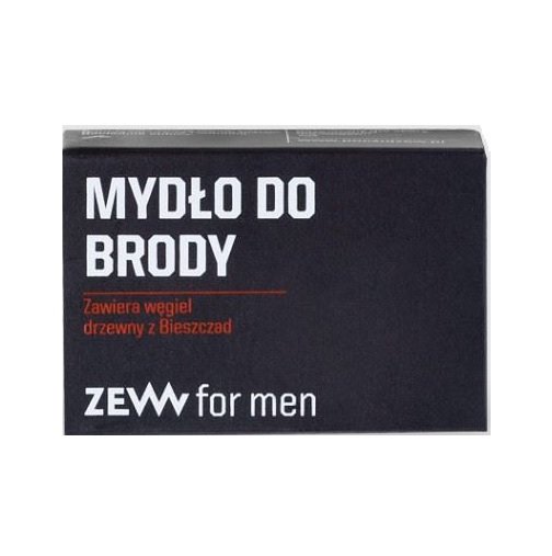 Zew for Men Mydło do brody z węglem drzewnym z Bieszczad 85ml