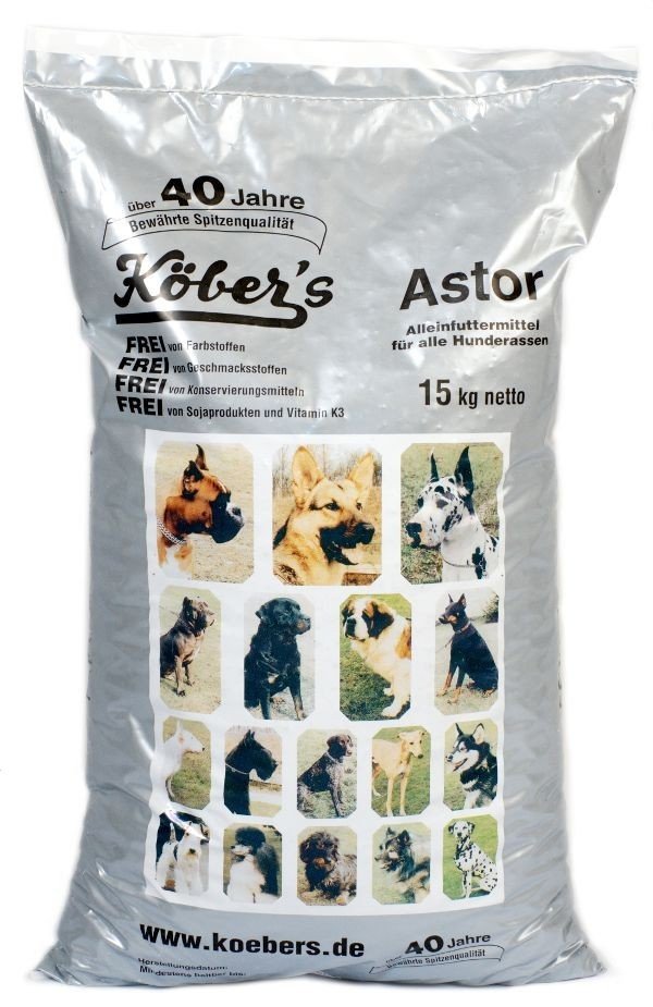 Koebers Koebers Astor 15 KG dla psów od 5/6 miesiąca + 30 kabanosów Gratis