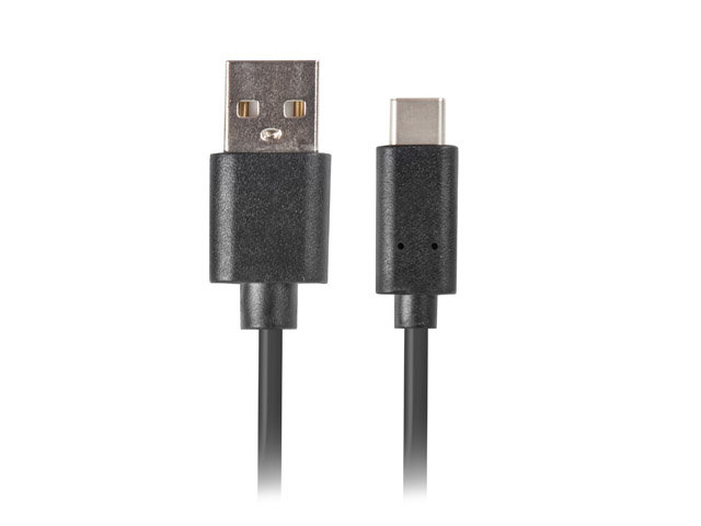 LANBERG Kabel USB-C M/USB-A M 2.0 LANBERG Qc 3.0, 0.5 m