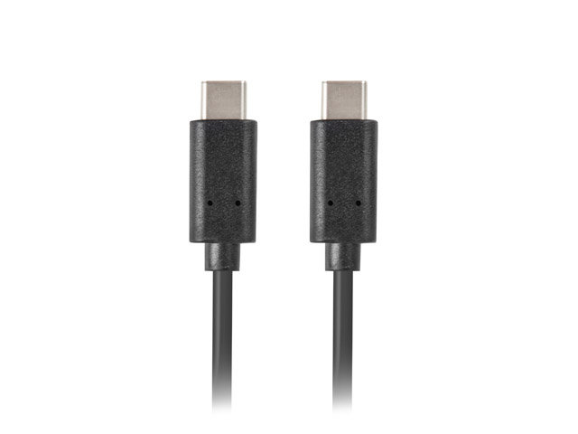 Lanberg lanberg Kabel USB-C M/M 2.0 0.5m czarny (CA-CMCM-10CU-0005-BK)