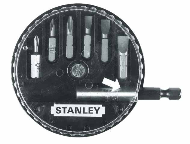 Stanley Zestawy końcówek 1/4 5 szt.: ph: 0, 1, 2; pł: 0.6 x 4.5, 1 x 5.5, 1.2 x (1-68-735)