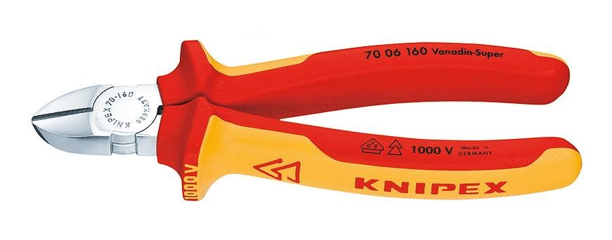 Knipex SZCZYPCE TNĄCE BOCZNE IZOLOWANE VDE 180MM