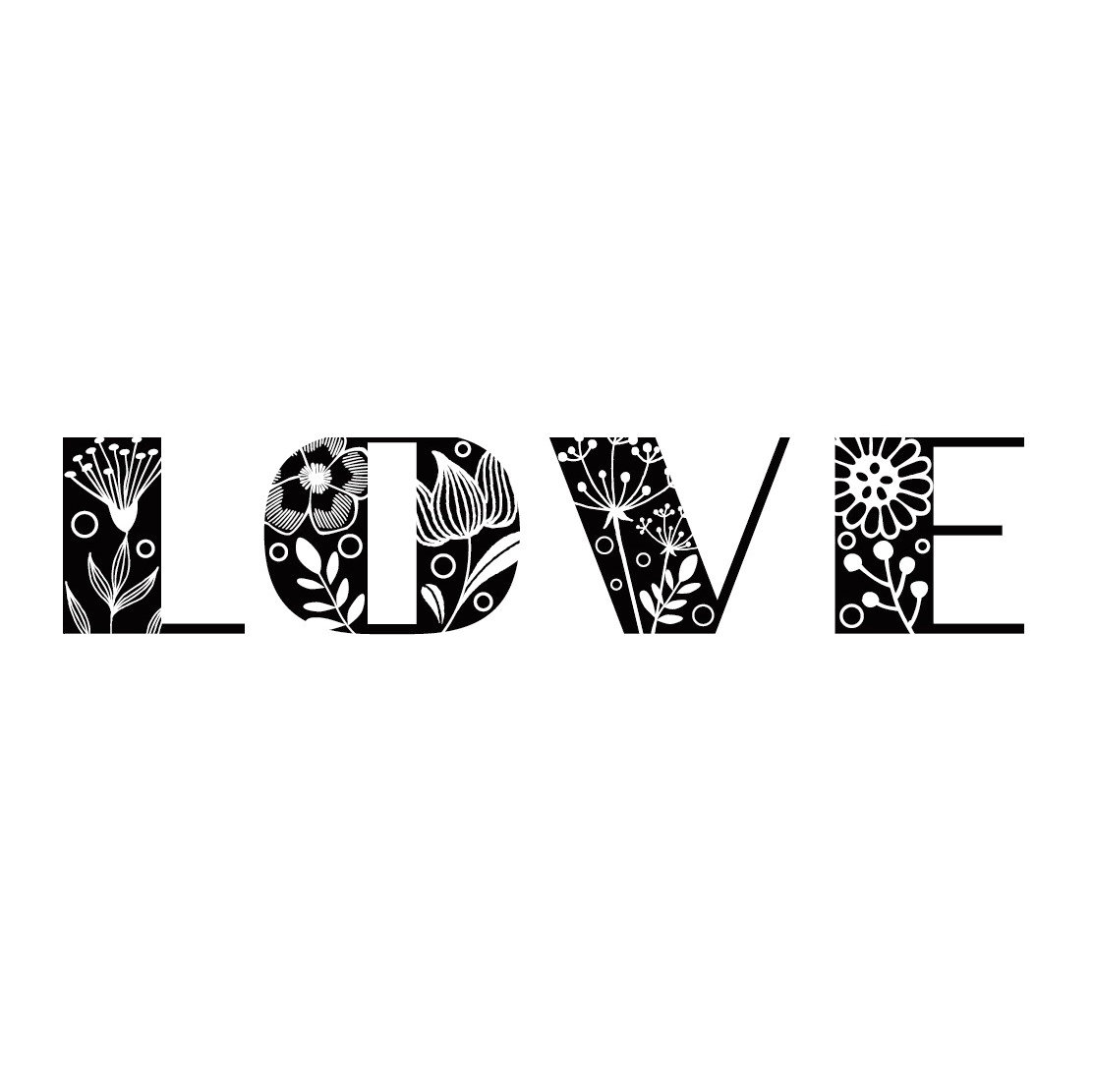 Aladine Stempel, napis LOVE