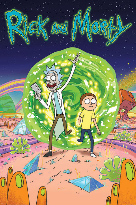 Pyramid Posters Rick i Morty Magiczny Portal - plakat z serialu 61x91,5 PP34064