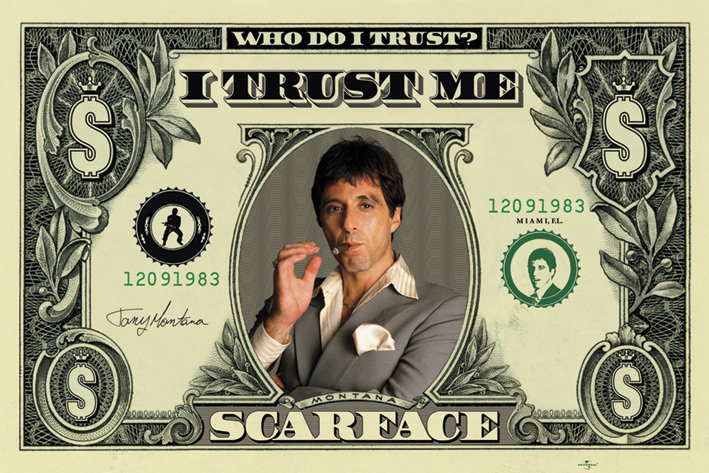 Pyramid Posters Scarface (dollar) - plakat PP30686