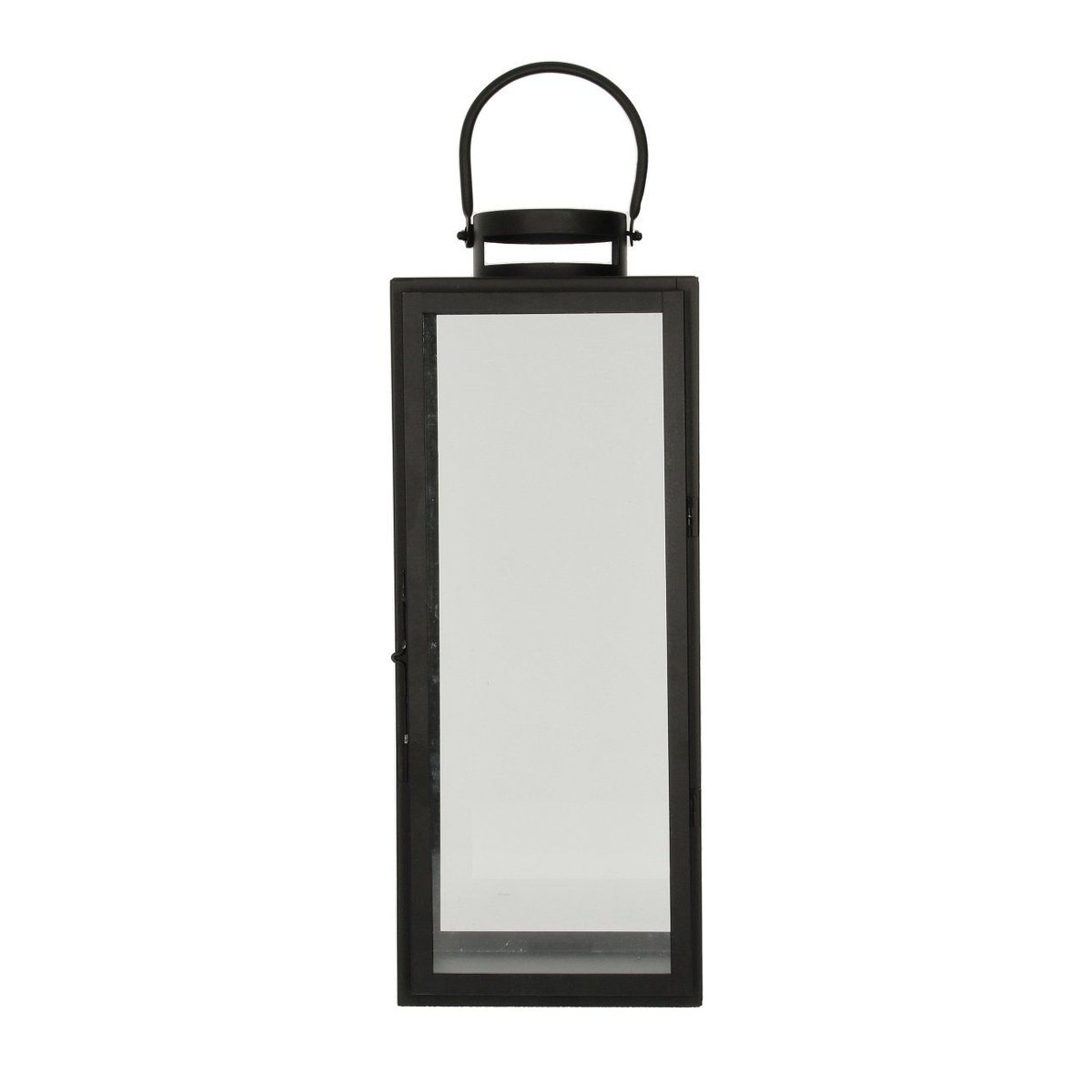 Dekoria pl pl Lampion metalowy Elegance black wys.54cm 20 × 21 × 54 cm 810-695