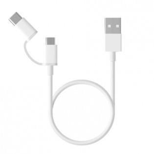 Zdjęcia - Kabel Xiaomi Mi 2-in-1 USB Cable 100 cm - Oficjalny Sklep , Polska Dystrybucja, D 