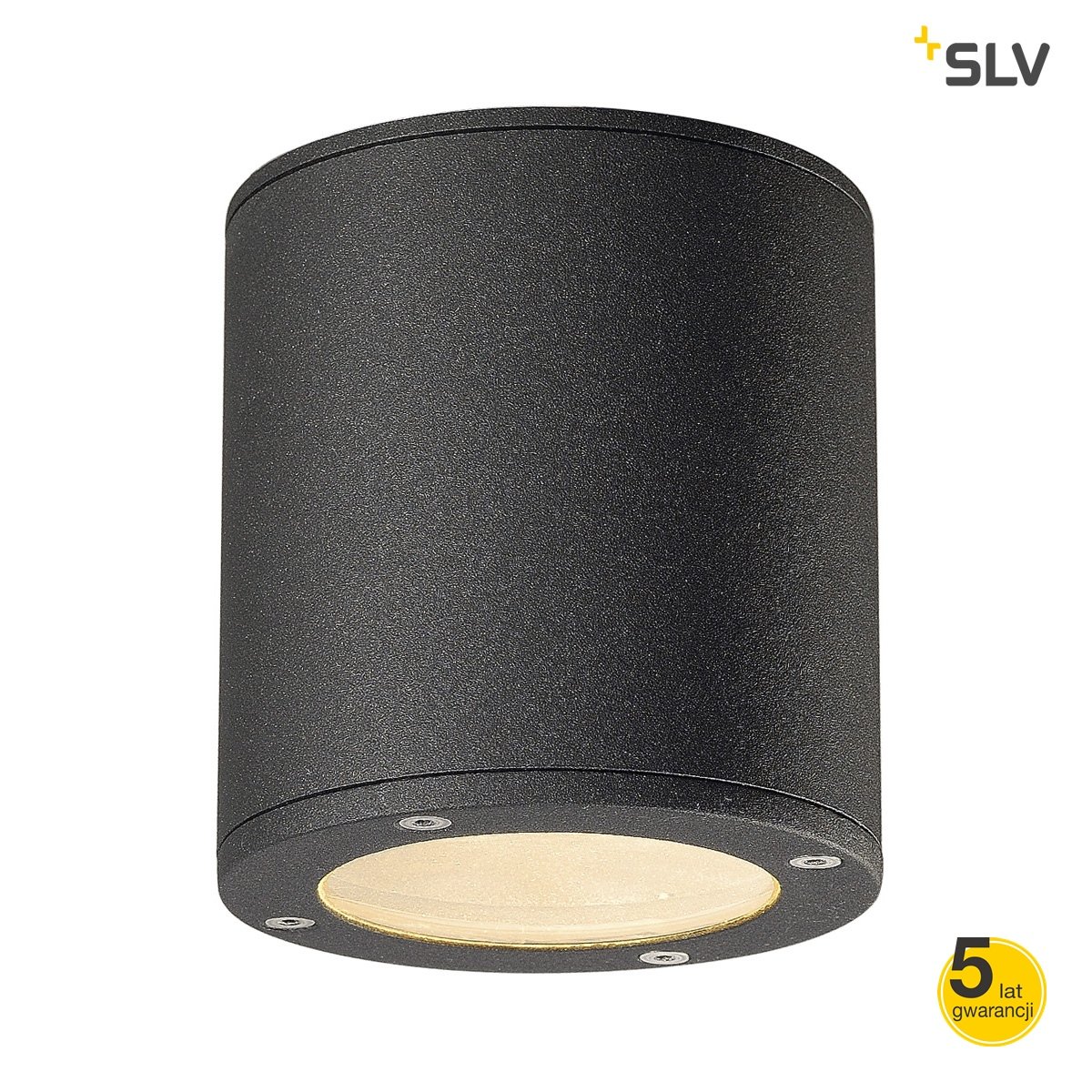 SLV SITRA CEILING GX53 max 9W okrągła czarna 231545