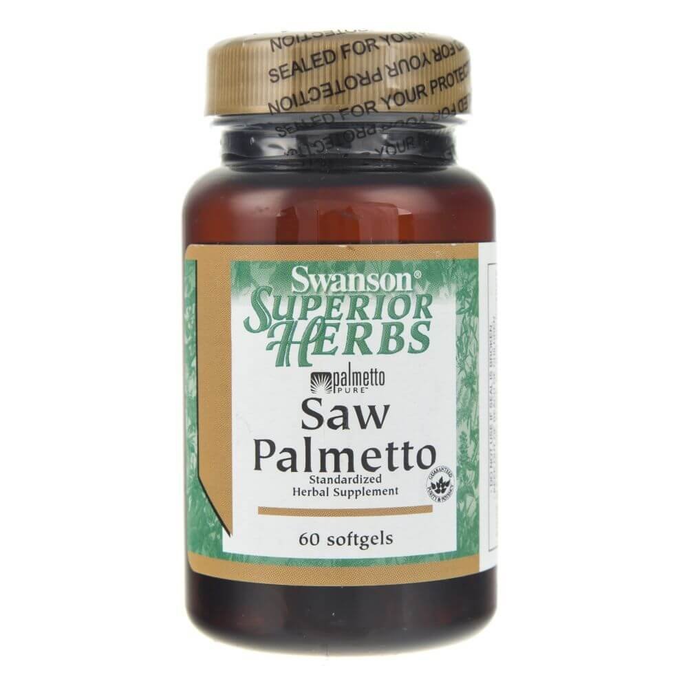 SWANSON Saw Palmetto, 160 mg, 60 kapsułek
