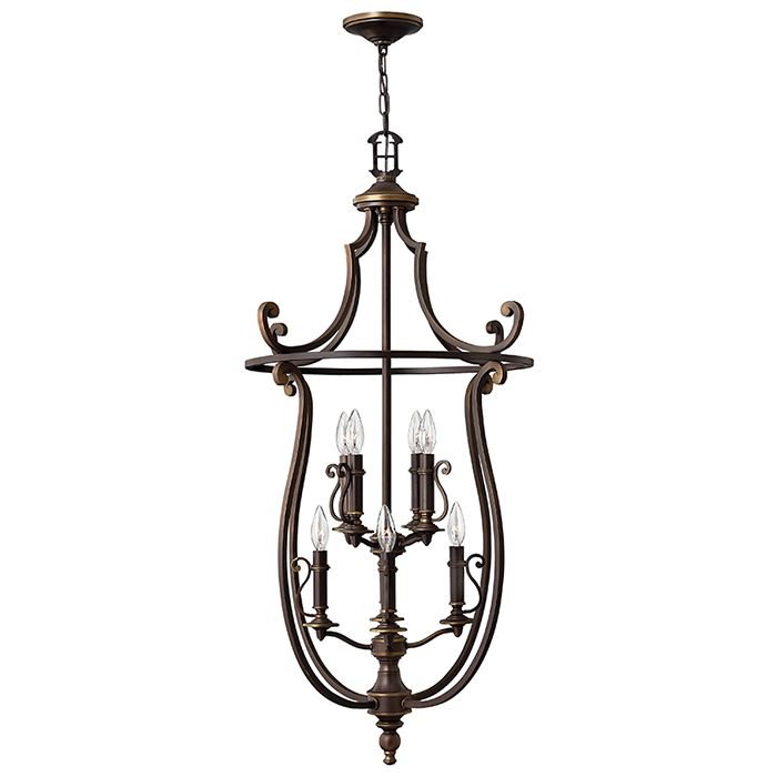 Elstead Lighting Plymouth 8Lt Pentant HK/PLYMOUTH8/P Elstead lampa wisząca stylowa HK/PLYMOUTH8/P )