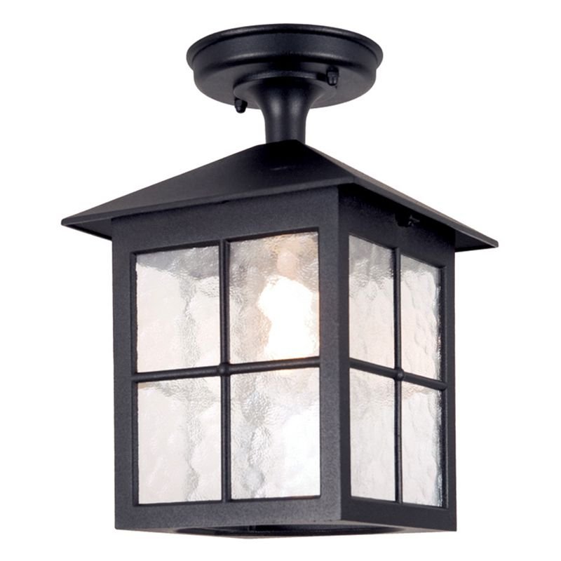 Elstead Lighting Winchester Porch Lantern BL18A BLACK Lampa sufitowa ogrodowa IP43 stylowa BL18A BLACK)