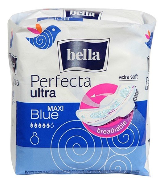 Bella Podpaski Perfecta Ultra MAXI Blue 8szt.
