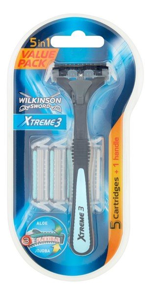 Wilkinson Sword Maszynka do golenia Xtreme3 1 szt. + Wkład do maszynki 5 szt.