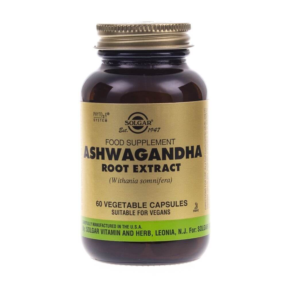 Solgar Solgar, Ashwagandha Extract, 60 kapsułek