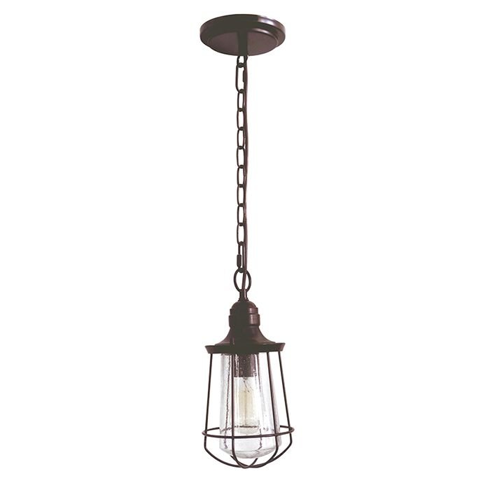 Elstead Lighting Marine 1Lt Small Chain Lantern QZ/MARINE8 S Lampa wisząca ogrodowa IP23 stylowa QZ/MARINE8 S )
