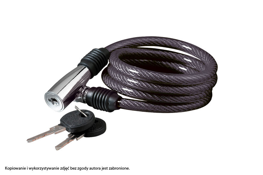 Kellys Zamknięcie spiralne na klucz Beat K-1026S 100cm czarne (Z0015)