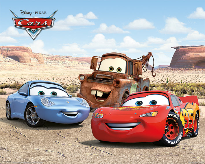 Plakat PYRAMID INTERNATIONAL, Cars (BEST Friends), 40x50 cm