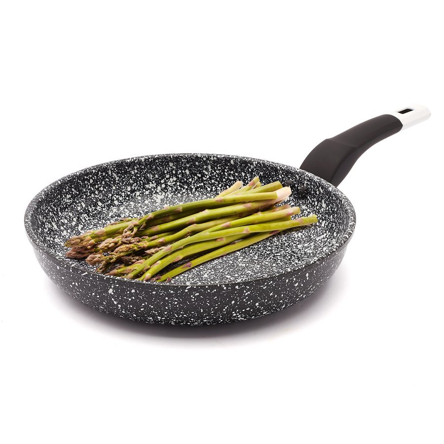 Konighoffer KINGSTONE PATELNIA Z ODLEWU ALUMINIOWEGO 24 CM INDUKCJA POWŁOKA CERAMICZNA 5903313403108