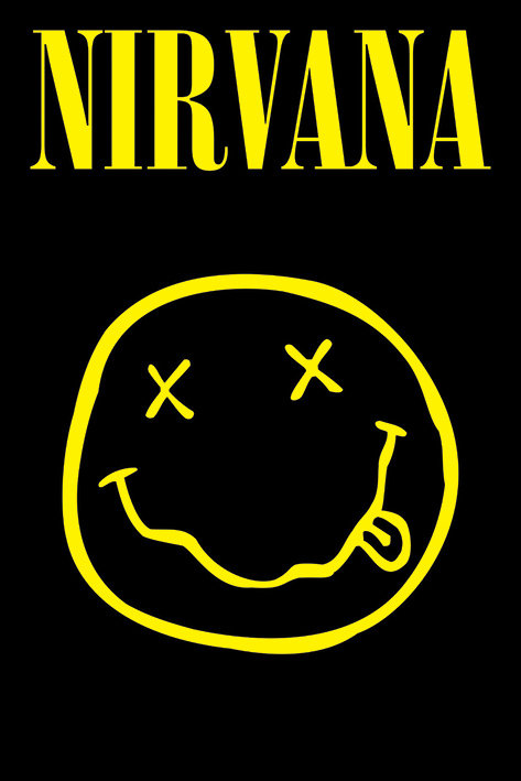 Live Nation Nirvana Smiley Maxi plakat 61 x 91,5 cm (PP34333)