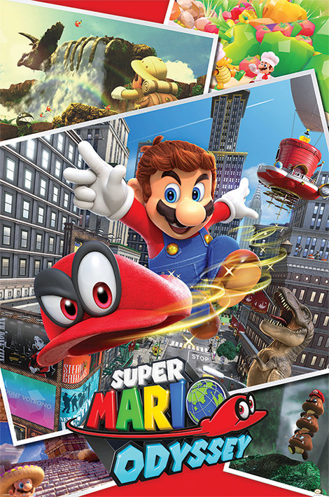 Pyramid Posters Super Mario Odyssey (Collage) - plakat 61x91,5 PP34229