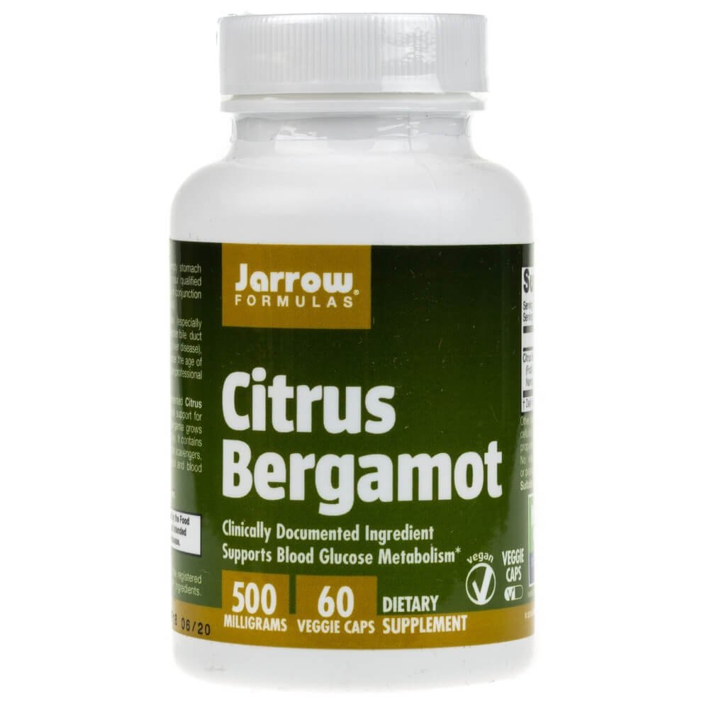 Jarrow Formulas Citrus Bergamot, 500 mg, 60 kapsułek