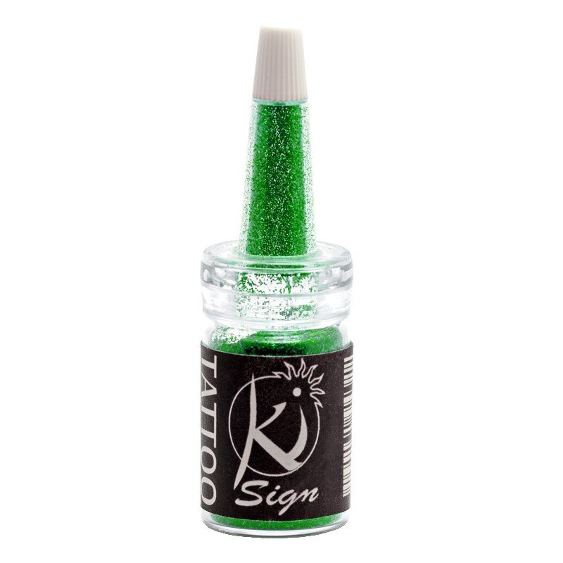 Ki-Sign Brokat do ciała, 7 ml, zielony