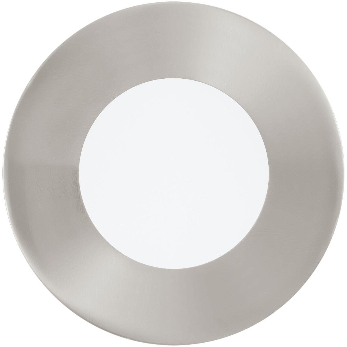 Eglo Plafon lampa oprawa wpuszczana downlight oczko Fueva 1 1x2,7W LED nikiel mat biały okr.95465