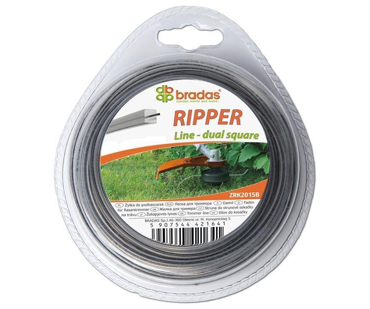 BRADAS Żyłka tnąca BRADAS Ripper dual, 2 mm x 15 m