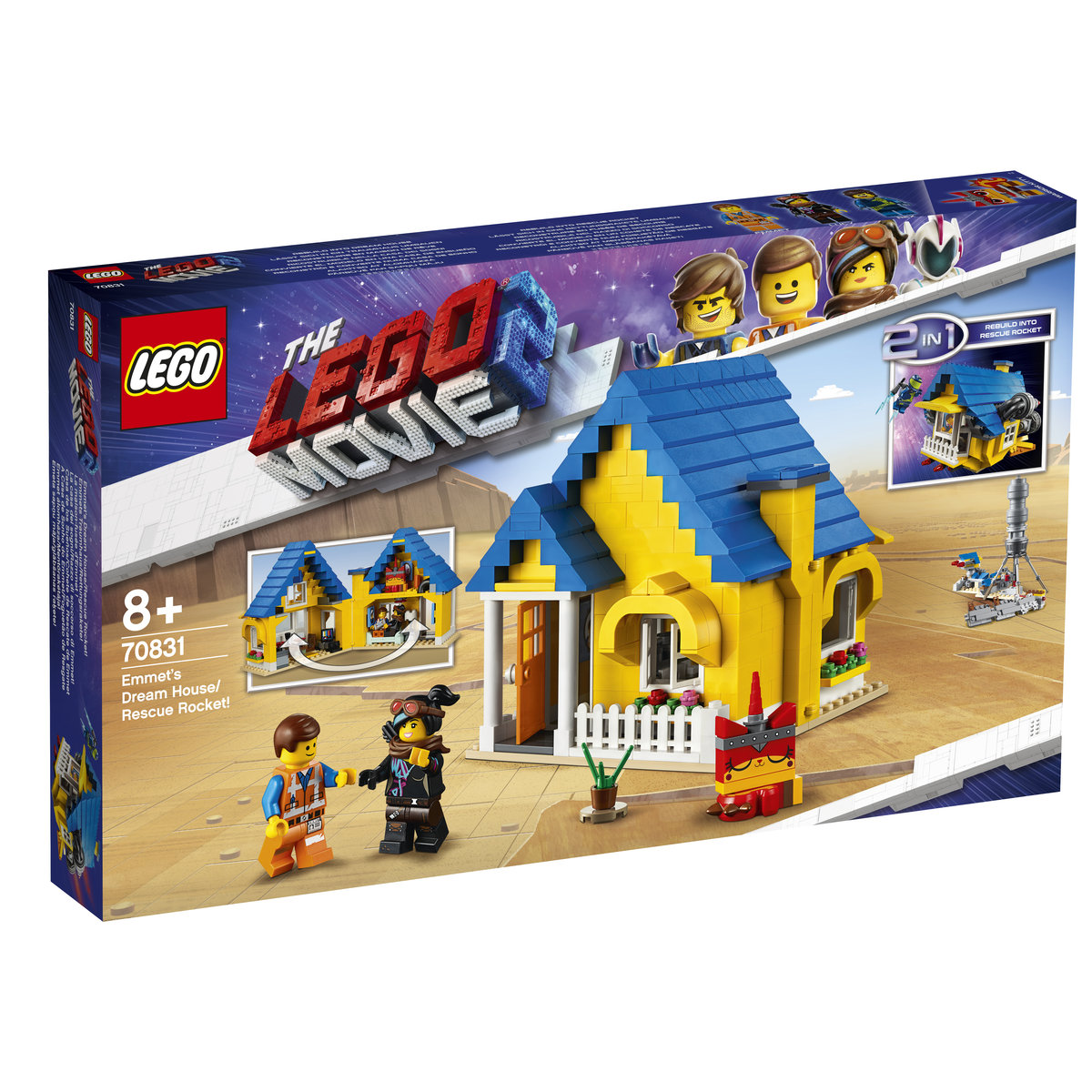 LEGO Movie Dom Emmeta/Rakieta ratunkowa 70831