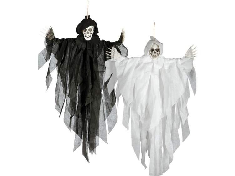 Aster, dekoracja na Halloween, kościotrup