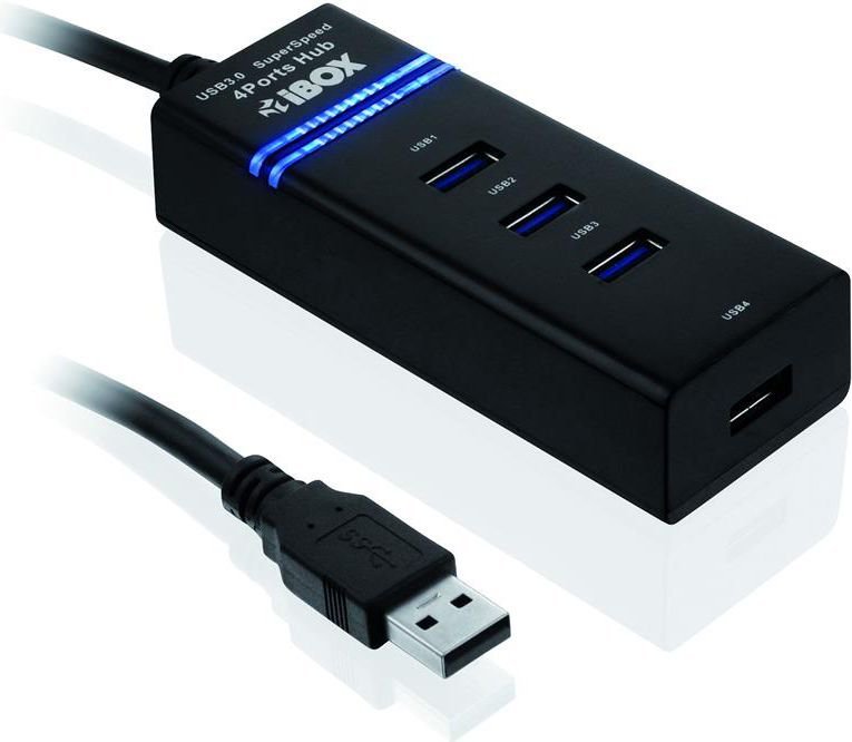 IBox HUB I-BOX USB 3.0 4 (IUH3FB)