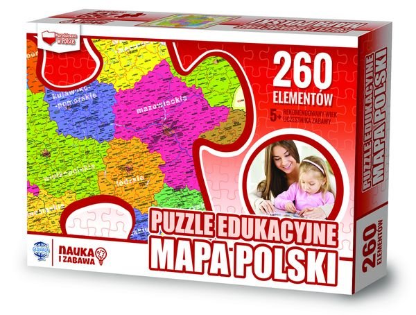 Zachem PUZZLE EDUKACYJNE 260 MAPA POLSKI