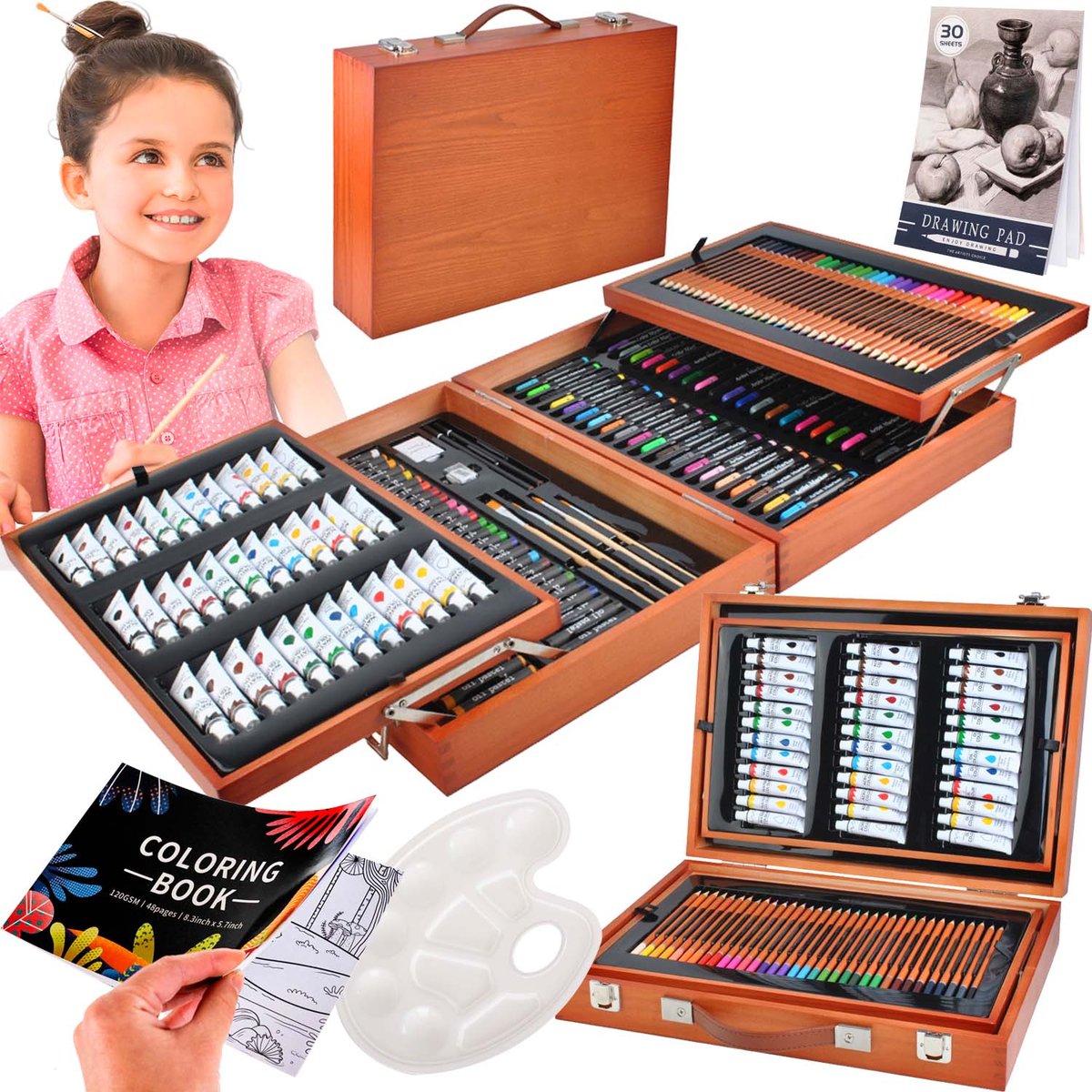 MAXY C.O. MAXY C.O. Zestaw do malowania 174szt w walizce 5902802906731