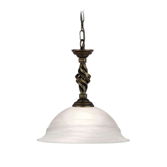 Elstead Lighting Pembroke Pendant Black/Gold PB/P BLK/GOLD Elstead lampa wisząca stylowa PB/P BLK/GOLD )