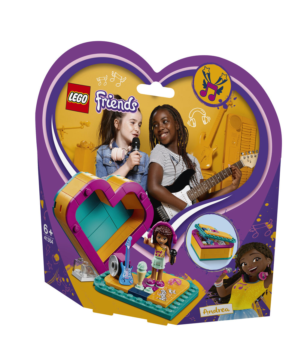 LEGO Friends Pudełko w kształcie serca Andrei 41354