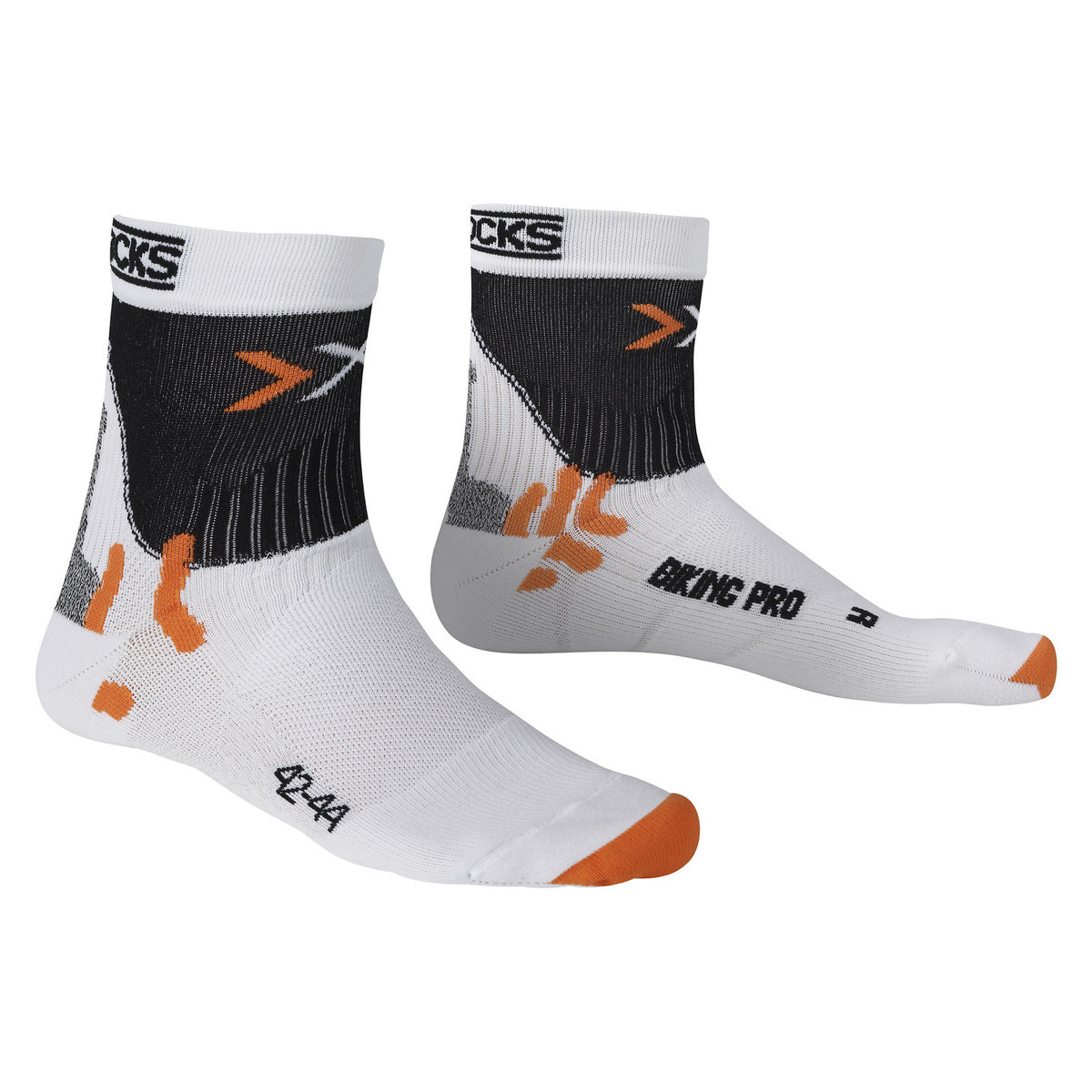 X-Socks, Skarpety, Biking Pro, biały, rozmiar 45-47