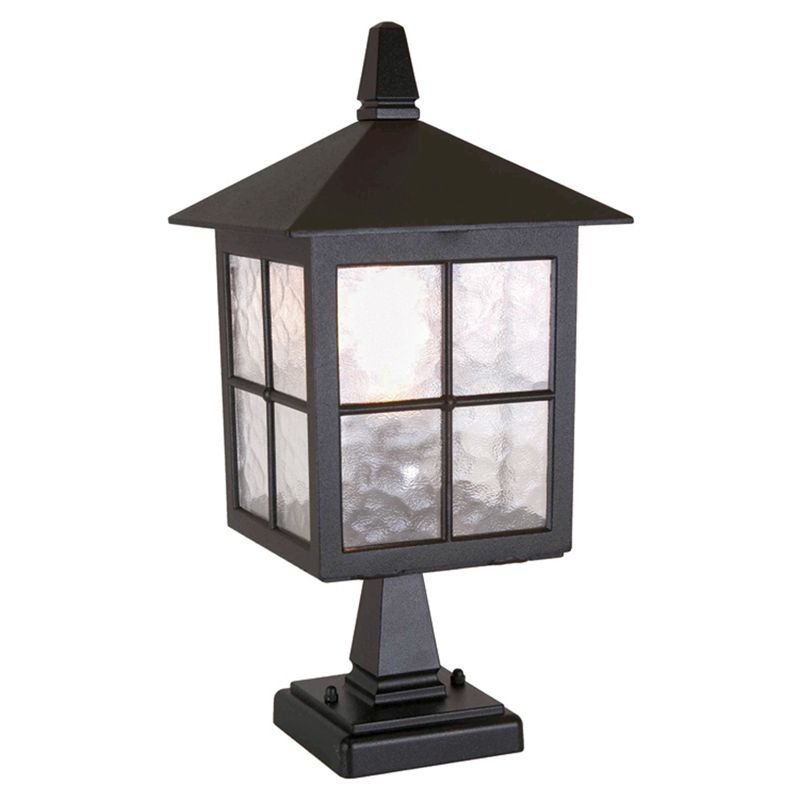 Elstead Lighting Winchester Pedestal Lantern BL25 BLACK Lampa ogrodowa IP23 stylowa BL25 BLACK)
