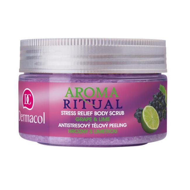 Dermacol Aroma Ritual Grape & Lime peeling do ciała 200 g dla kobiet