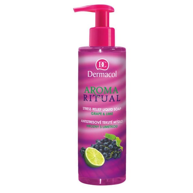 Dermacol Aroma Ritual, mydło w płynie Grape & Lime, 250 ml