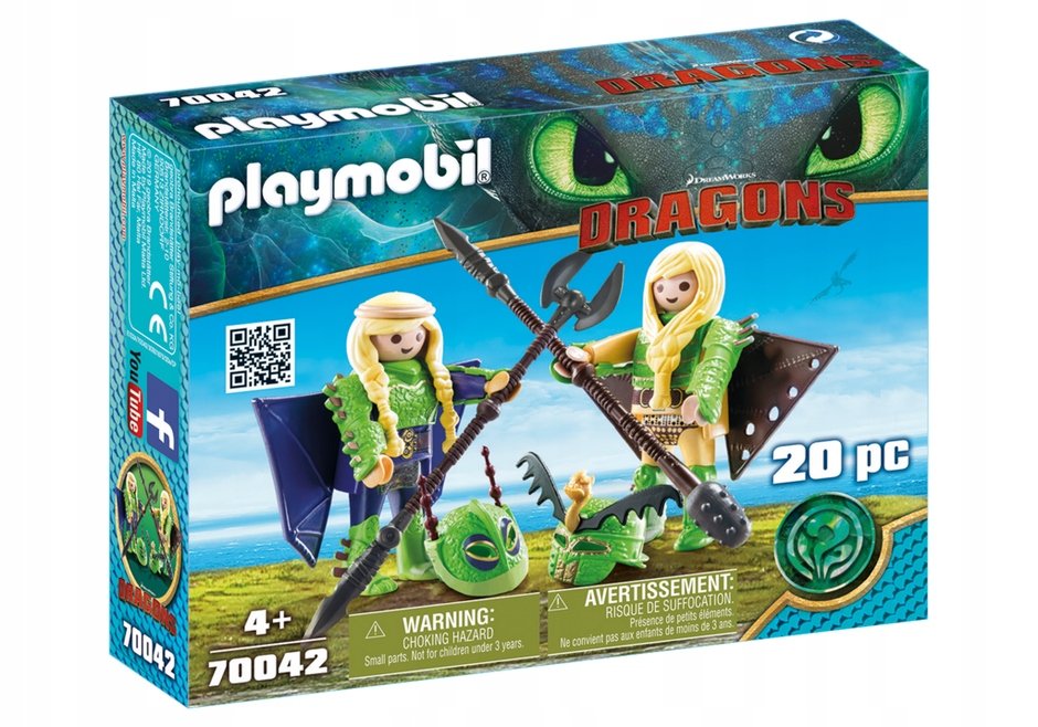 Playmobil Dragons Ruffnut and Tuffnut with Flight Suit 70042