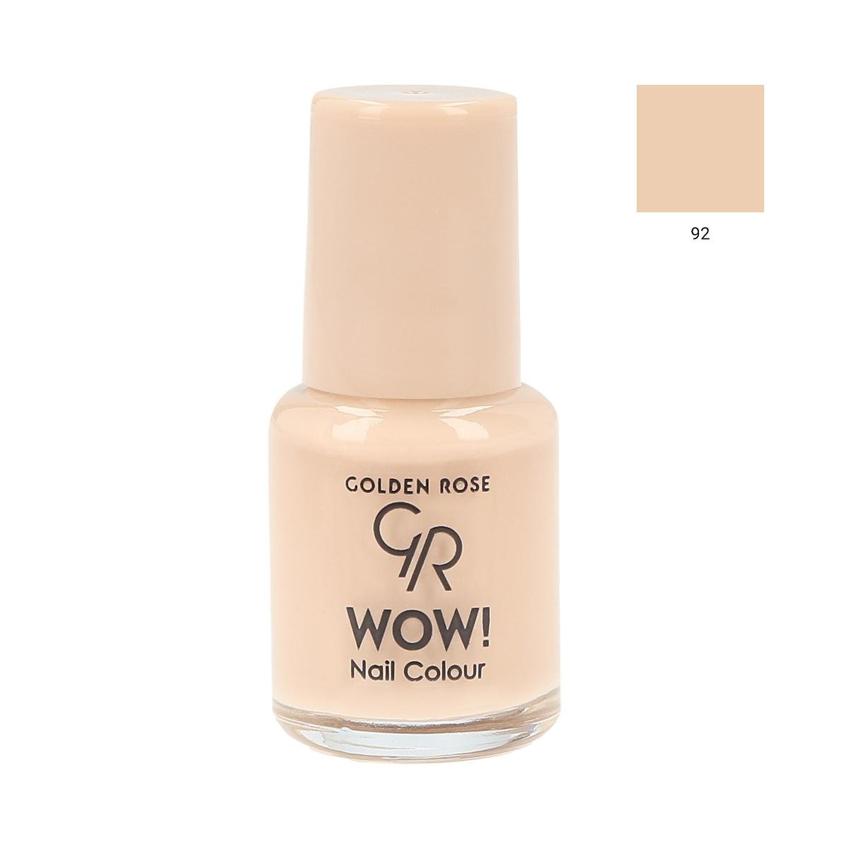 Golden Rose Wow Nail Color, lakier do paznokci 92, 6 ml