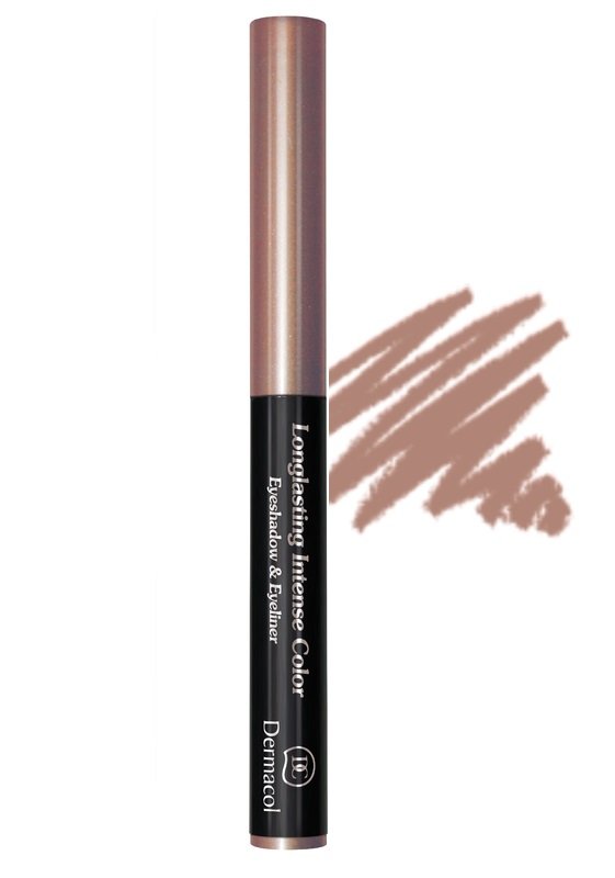 Dermacol Long-Lasting Intense Colour, cień do powiek i eyeliner 2w1 02, 1,6g