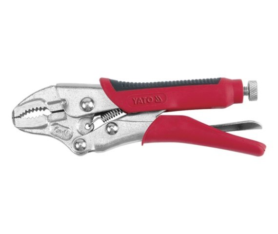 YATO szczypce zaciskowe MORSEA szczęki krótkie wklęsłe 140mm YT-2151