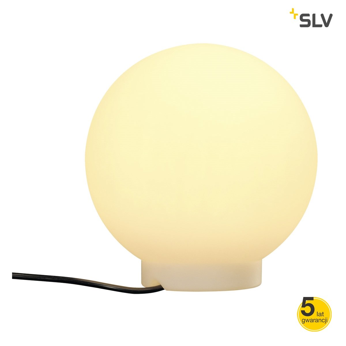 SLV SPOTLINE ROTOBALL FLOOR 25 E27 biała lampa zewnętrzna 227219