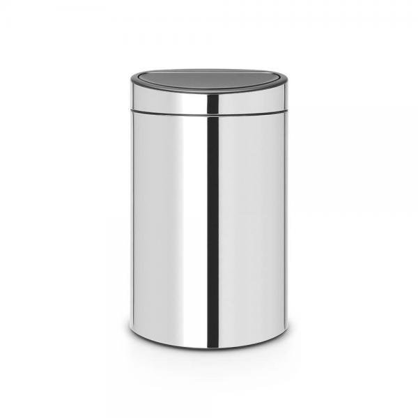 Brabantia Kosz na śmieci Touch Bin New 40l stal polerowana (112881)