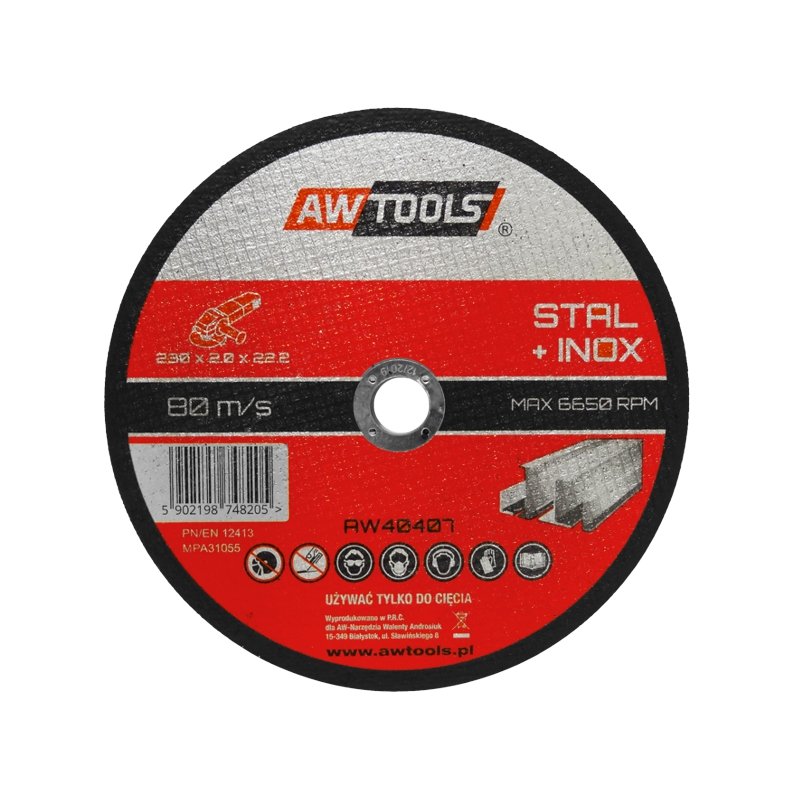 AWTOOLS Aw Tarcza Do Metalu 125*1,2mm / 22,2